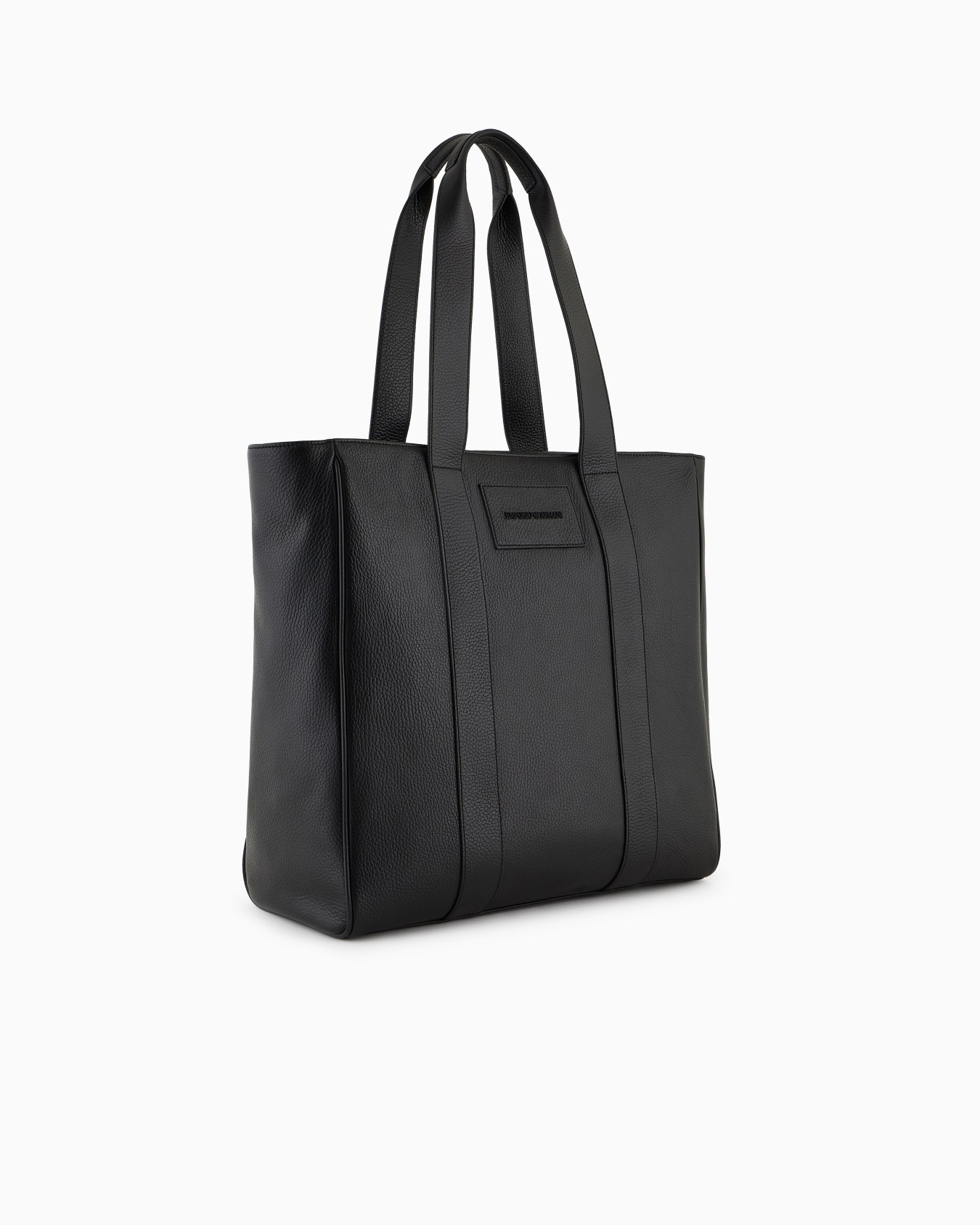 Tumbled leather shopper bag Slide 1