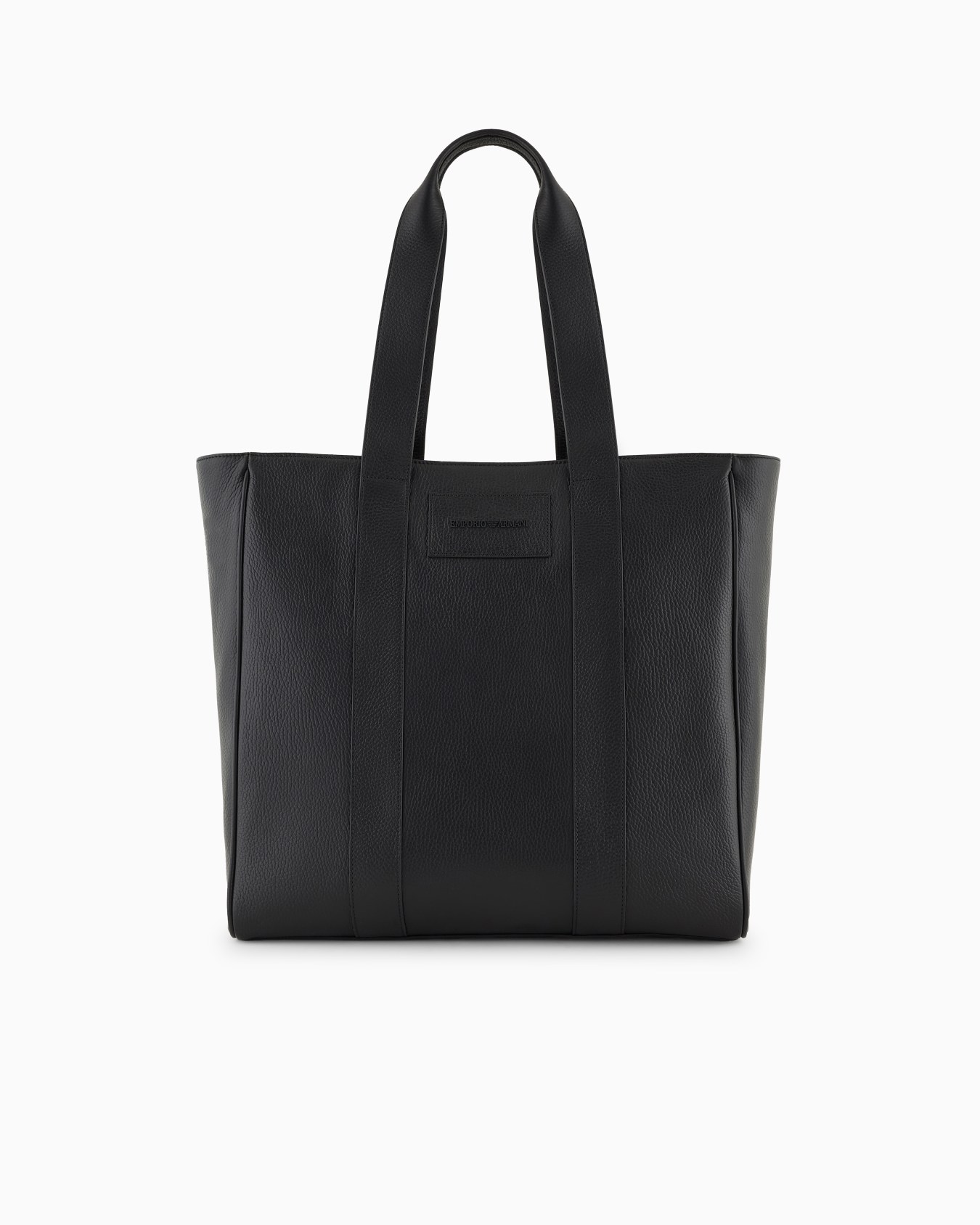 Tumbled leather shopper bag Slide 0