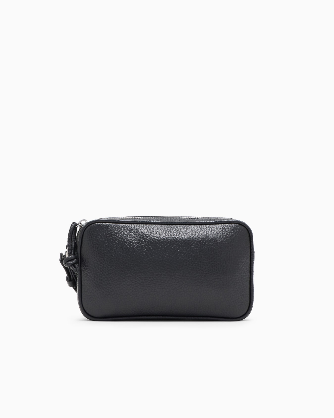 Tumbled leather washbag Slide 1