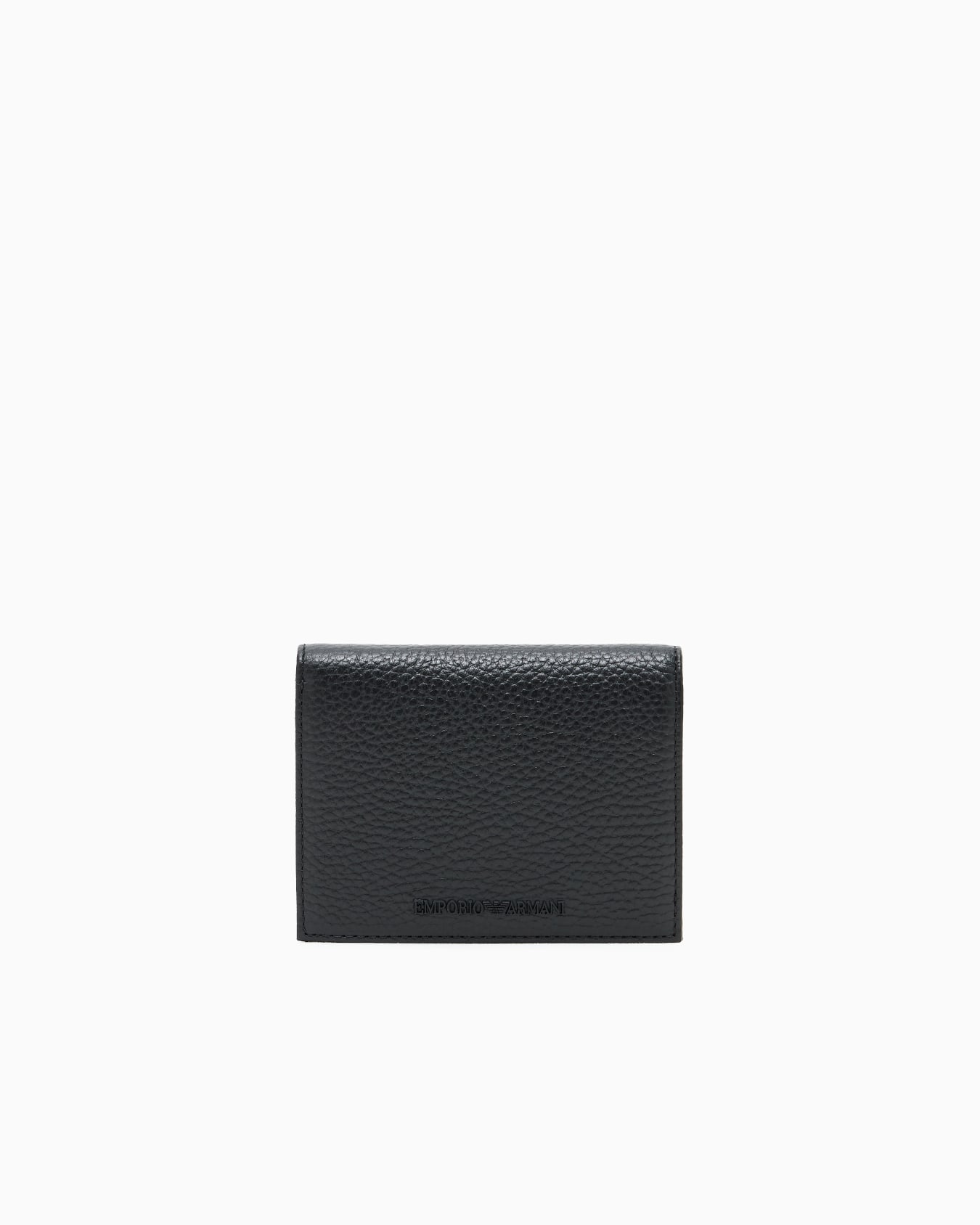 Tumbled leather compact wallet Slide 0