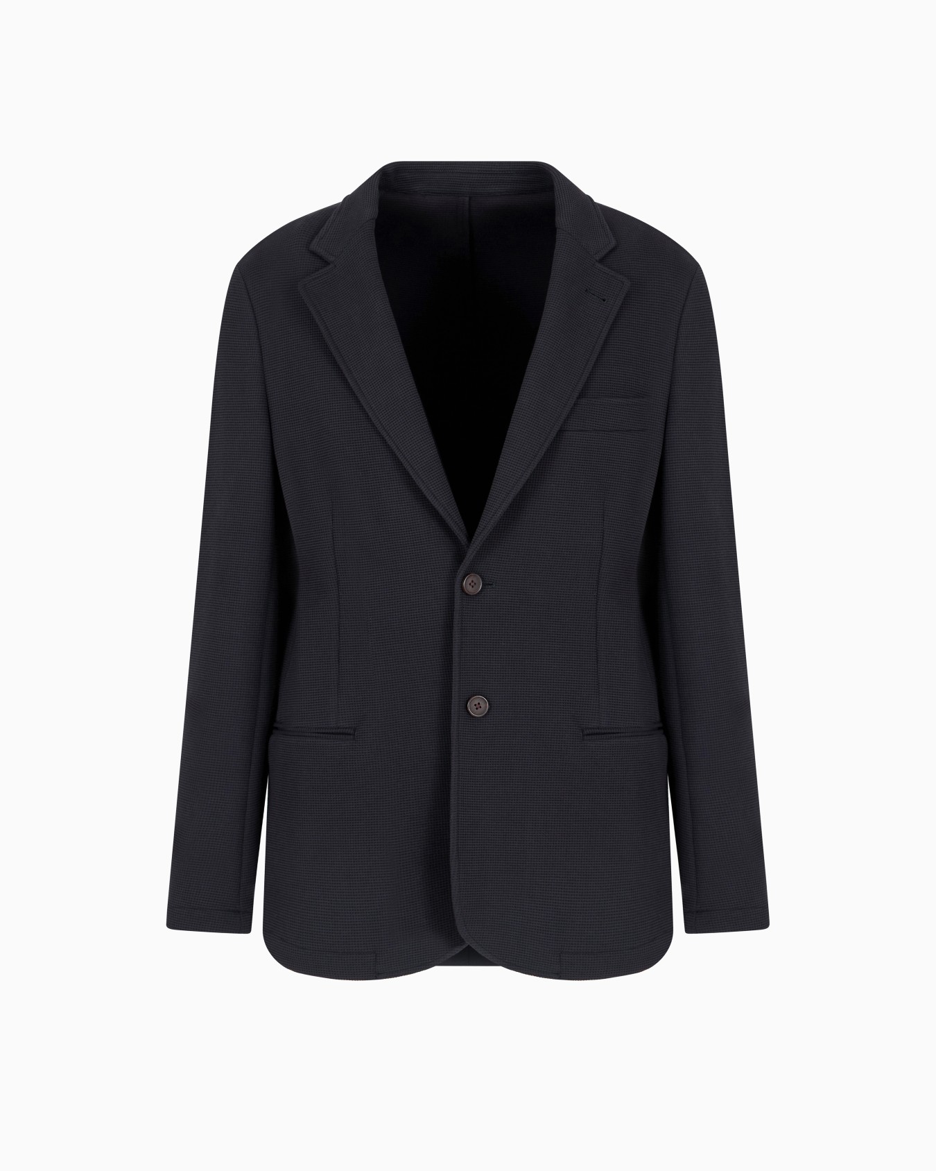 Travel Essentials single-breasted blazer in waffle jersey Slide 0