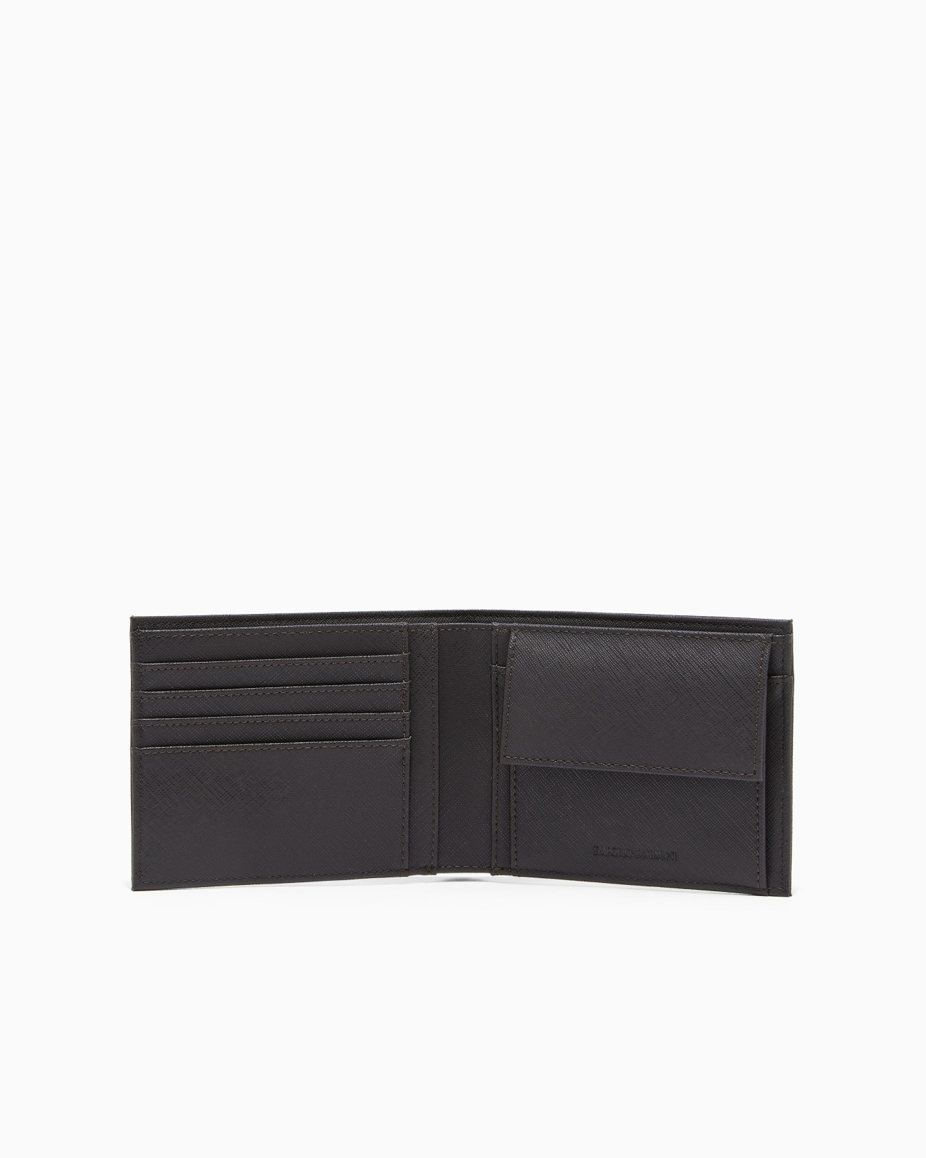 Cartera plegable de piel saffiano regenerada ASV Diapositiva 2