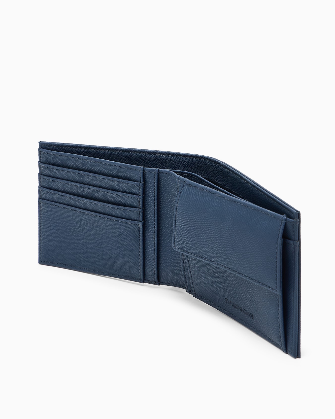 Cartera plegable de piel saffiano regenerada ASV Diapositiva 3