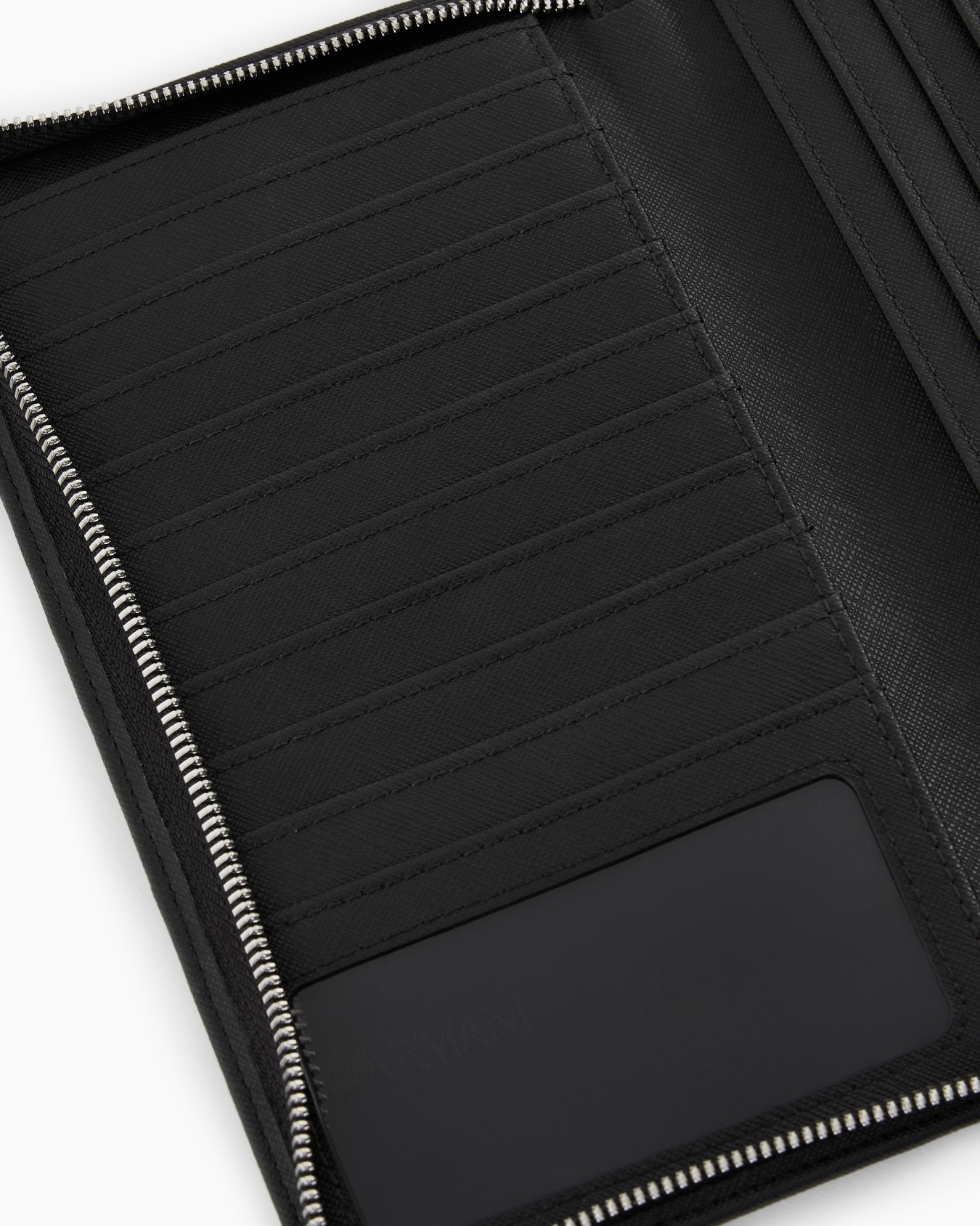 ASV regenerated Saffiano leather organiser with eagle plate Slide 3