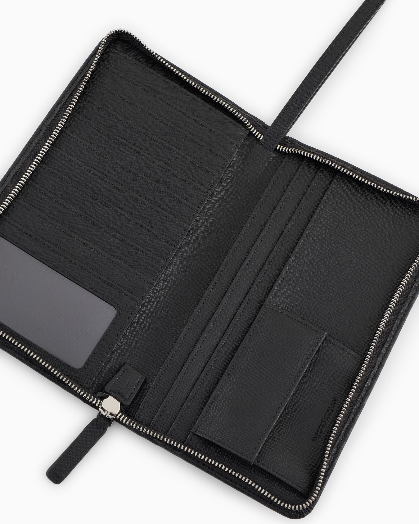 ASV regenerated Saffiano leather organiser with eagle plate Slide 2