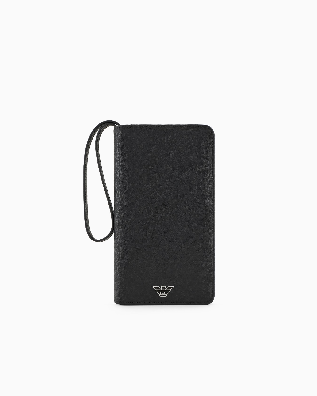 ASV regenerated Saffiano leather organiser with eagle plate Slide 0