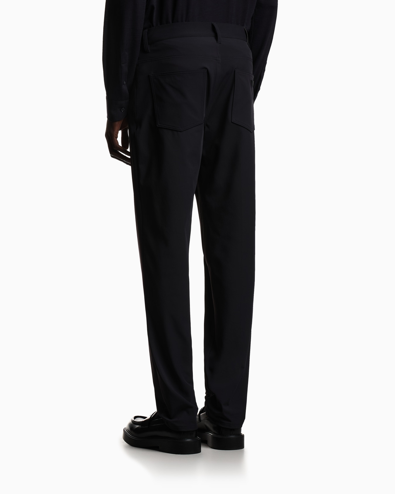 J05 regular-fit, stretch-nylon twill trousers Slide 2