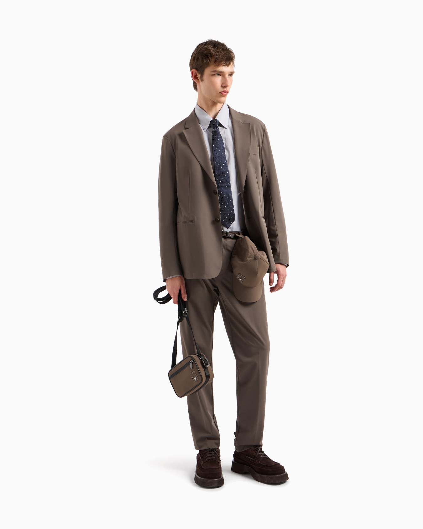 Einreihiger Travel Essential Blazer aus Stretch-Nylon Folie 2