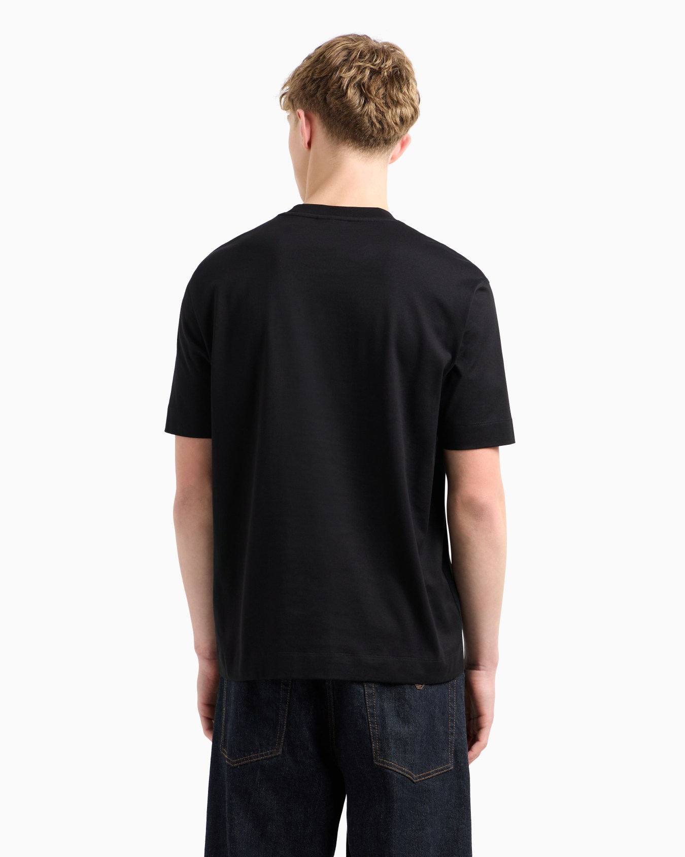 ASV Jersey T-shirt with contoured eagle flocked print Slide 3