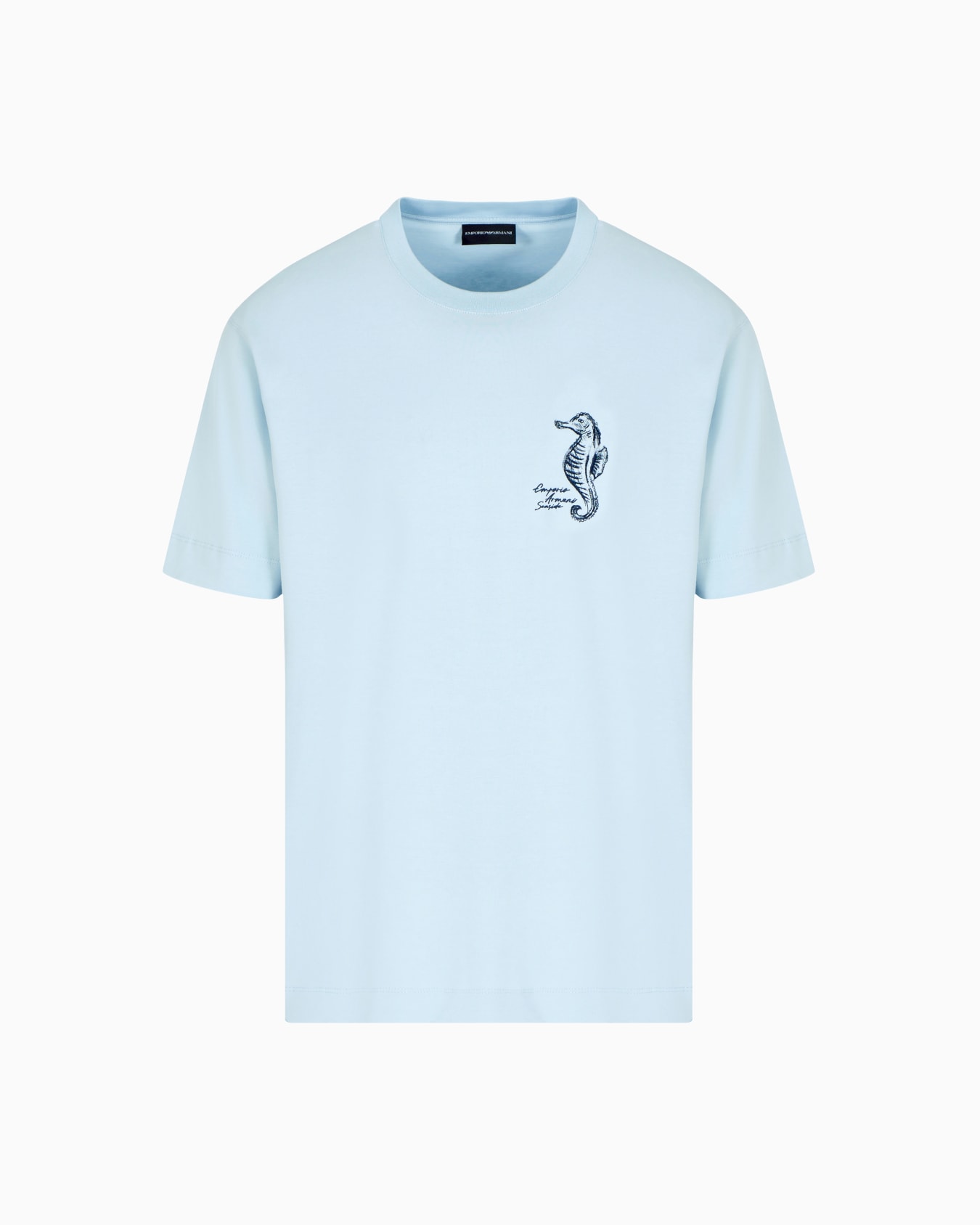 ASV Milleraies jersey T-shirt with Seaside sea-horse embroidery Slide 0