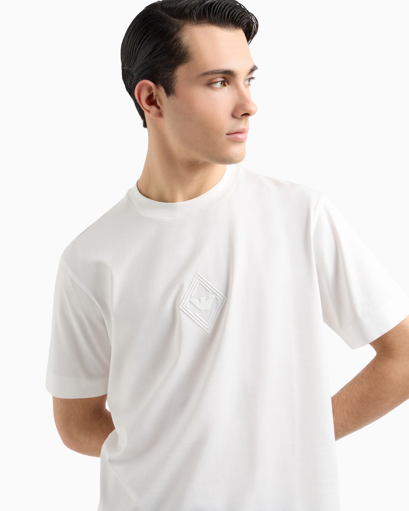 ASV Jersey T-shirt with embossed eagle logo Slide 4