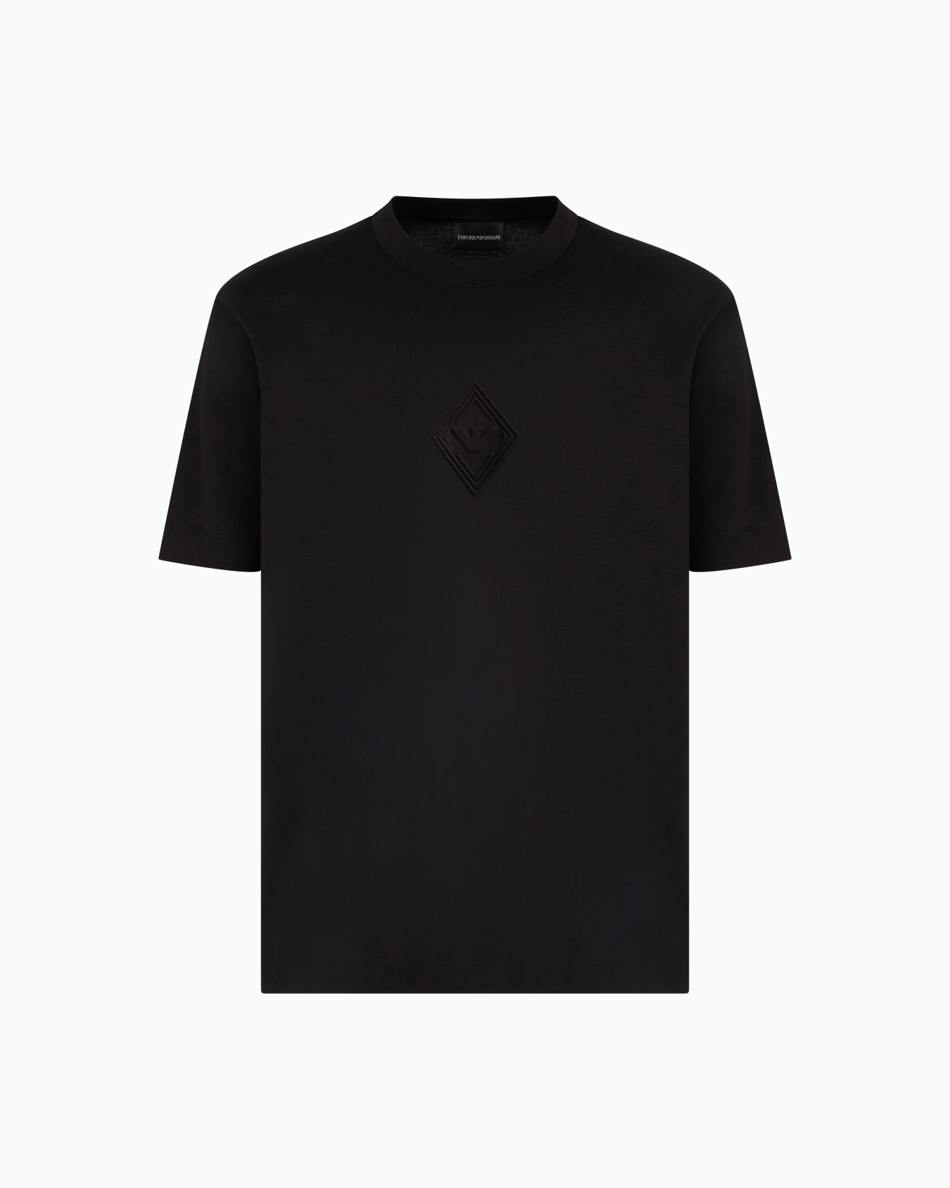 Camiseta de punto con logotipo de águila en relieve ASV Diapositiva 0