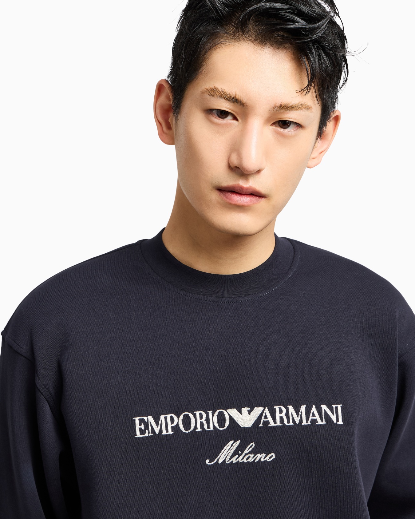ASV Double-jersey sweatshirt with logo embroidery Slide 4