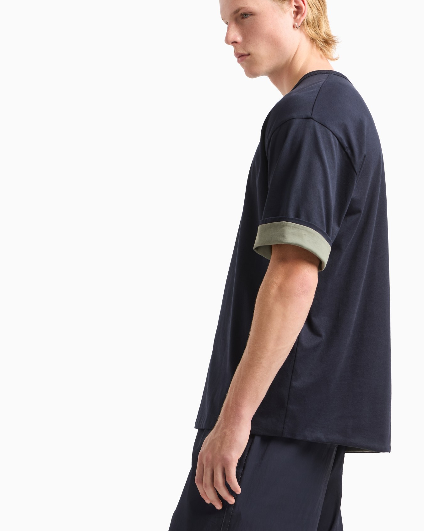T-shirt coupe over réversible en jersey ASV Diapositive 4