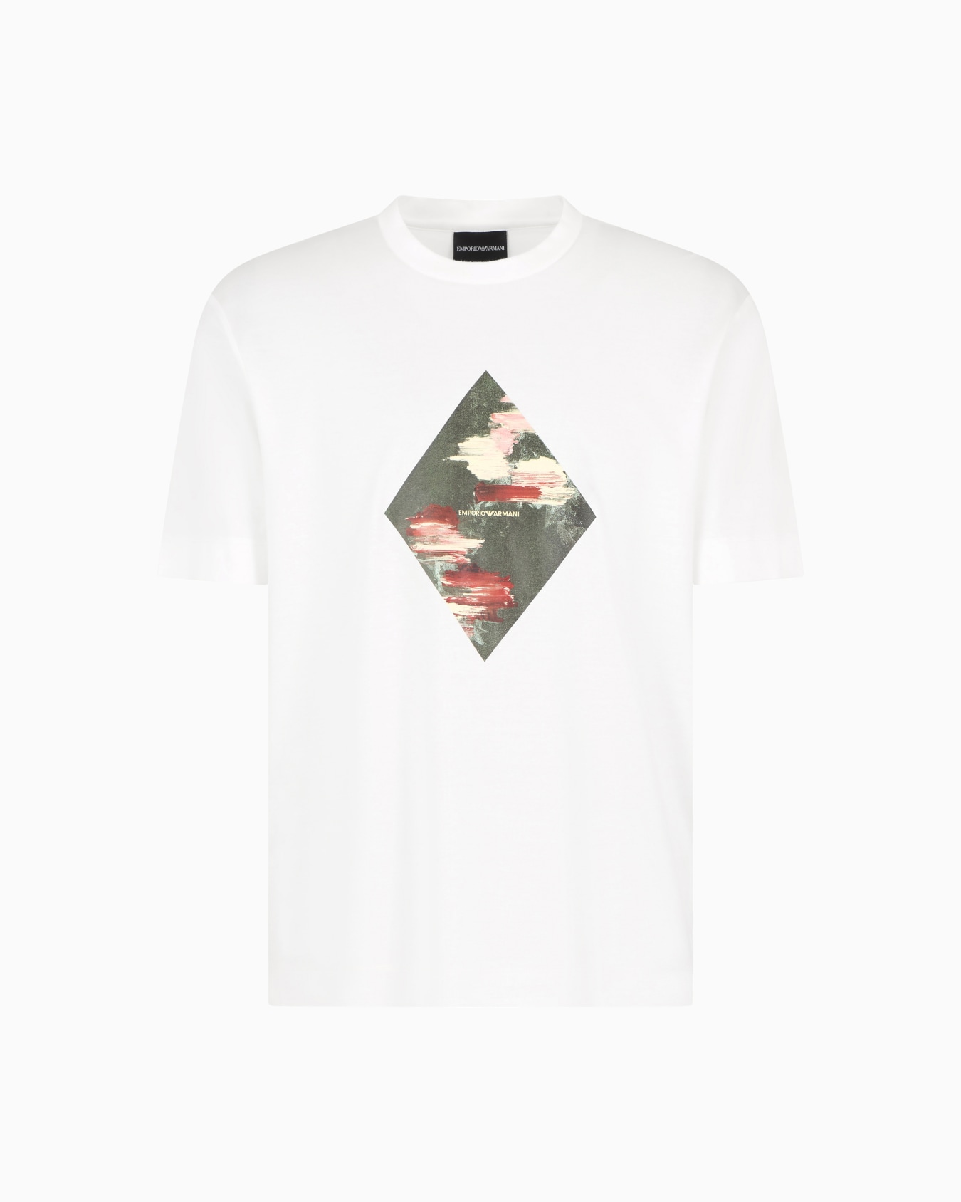 T-shirt en jersey mélange lyocell avec imprimé abstrait ASV Diapositive 0