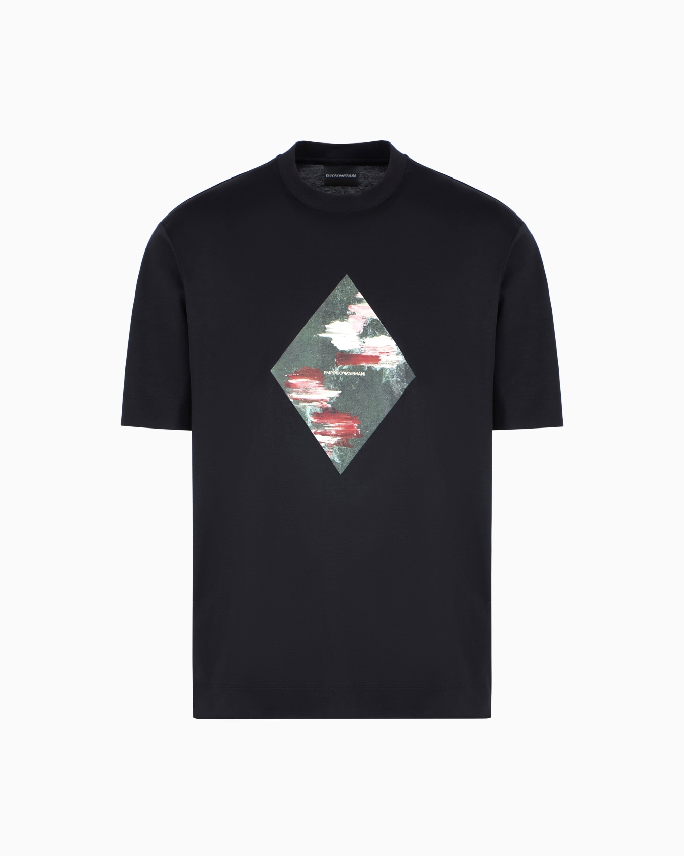 ASV Lyocell-blend jersey T-shirt with abstract print Slide 0