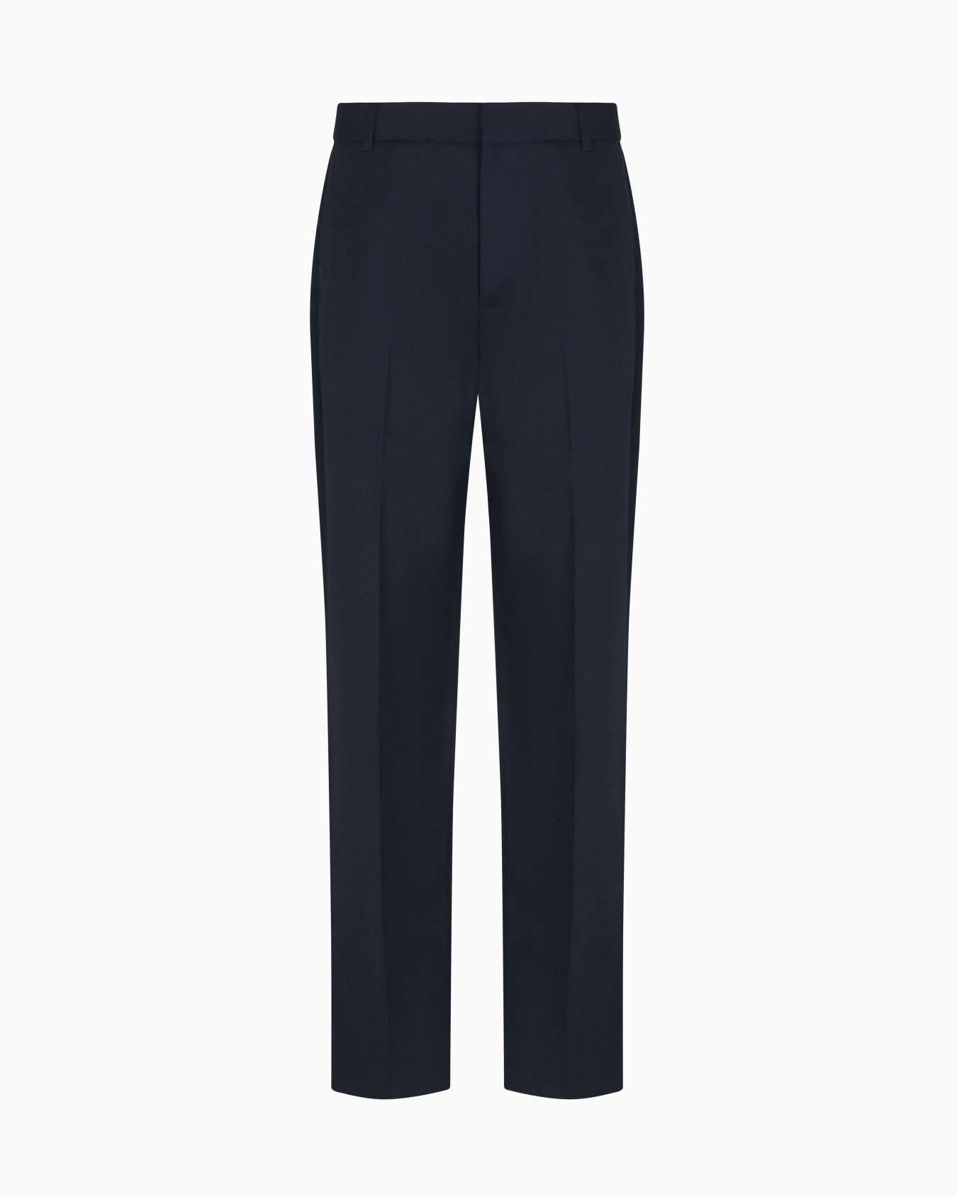 Pantalones chinos de sarga ligera de mezcla de lana virgen Diapositiva 0