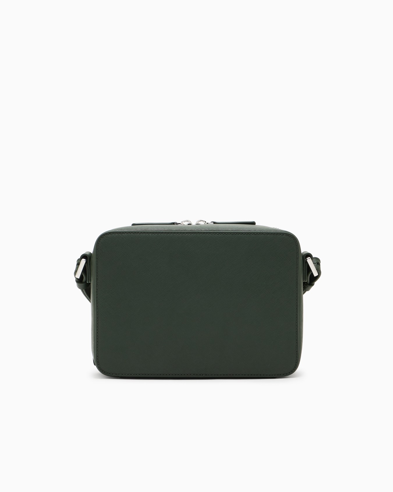 ASV regenerated Saffiano leather mini camera bag with eagle plate Slide 2