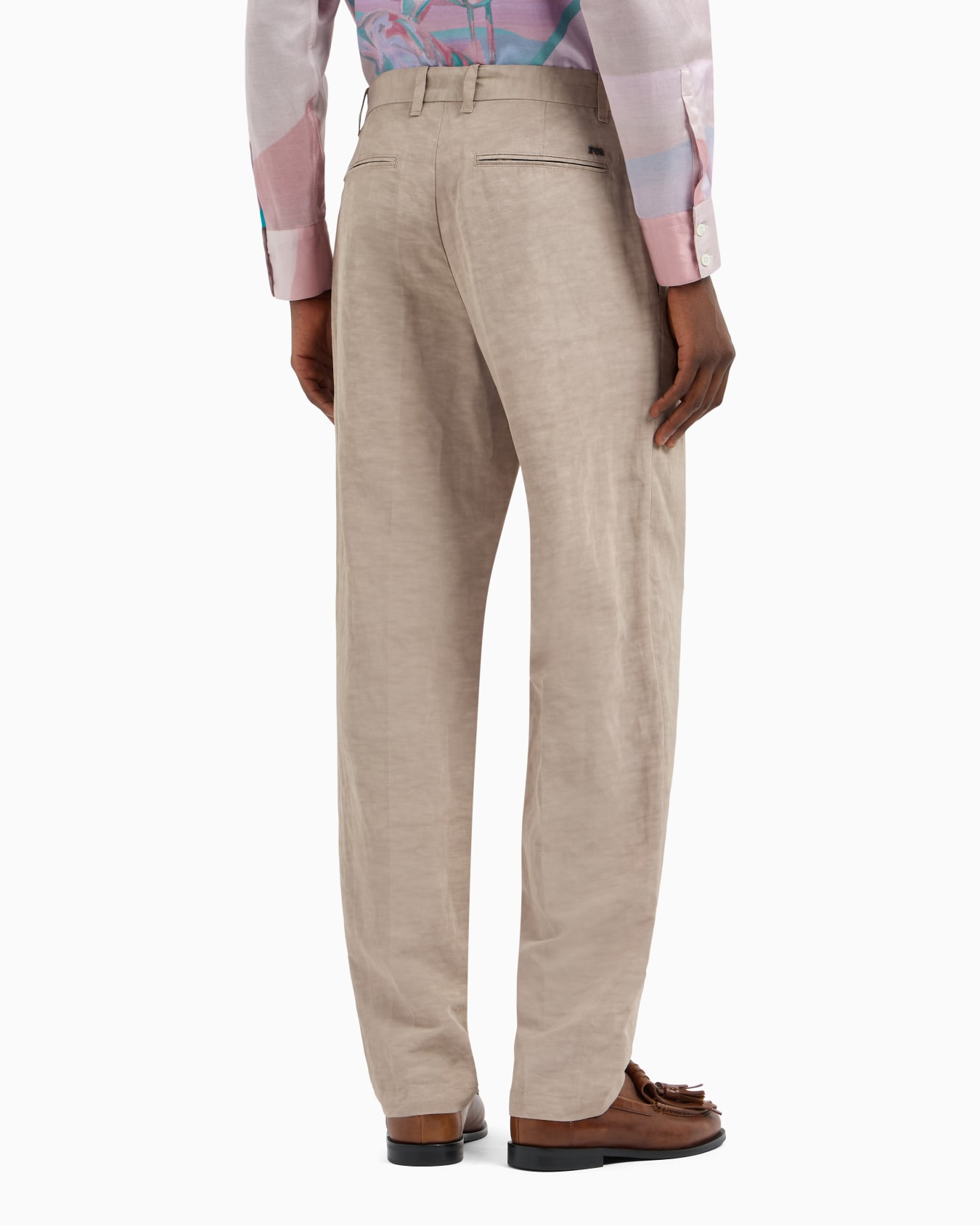 Linen-blend chinos Slide 2