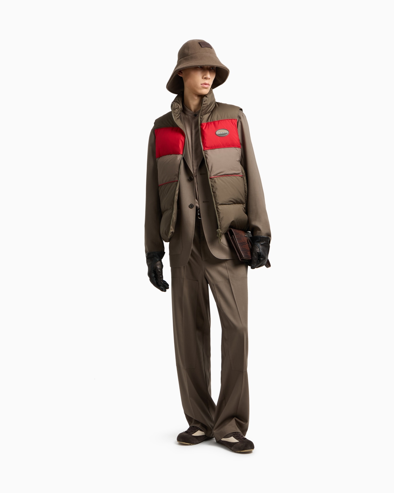 Virgin-wool twill single-breasted blazer Slide 2