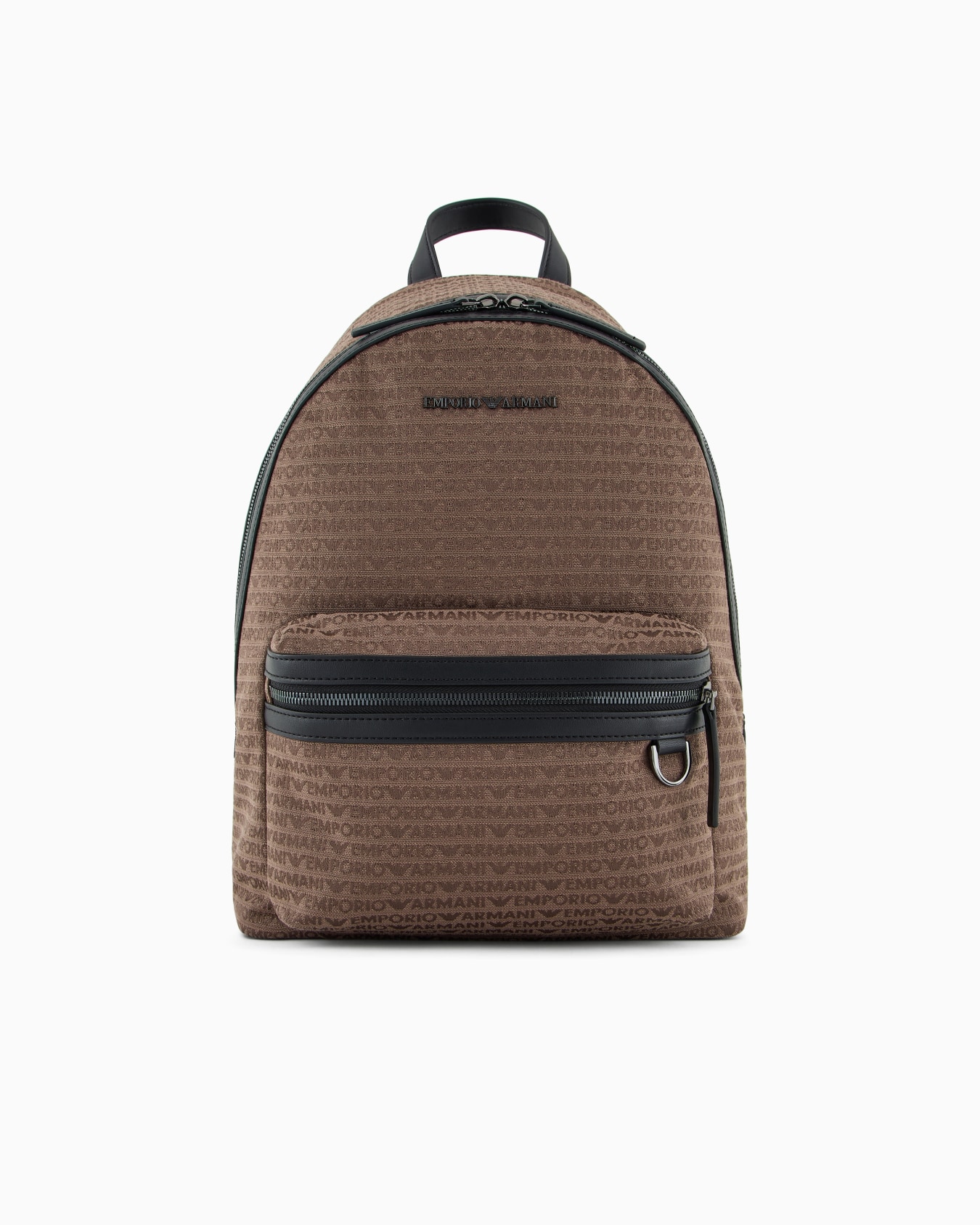 Jacquard backpack with all-over lettering Slide 0