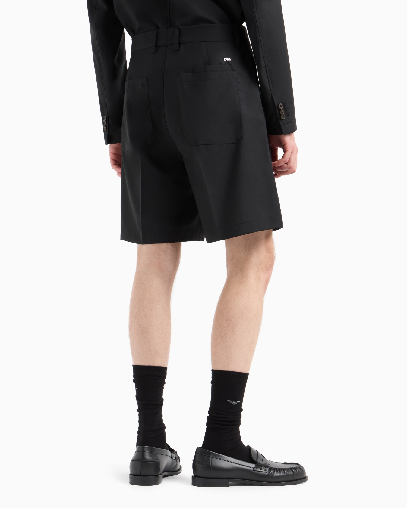 Super light wool Bermuda shorts Slide 3