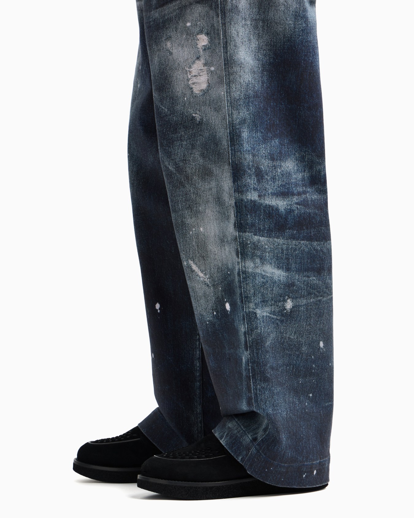 Bedruckte Jeans aus Bio-Drill mit einem Aufdruck der New York Sonderkollektion Folie 4