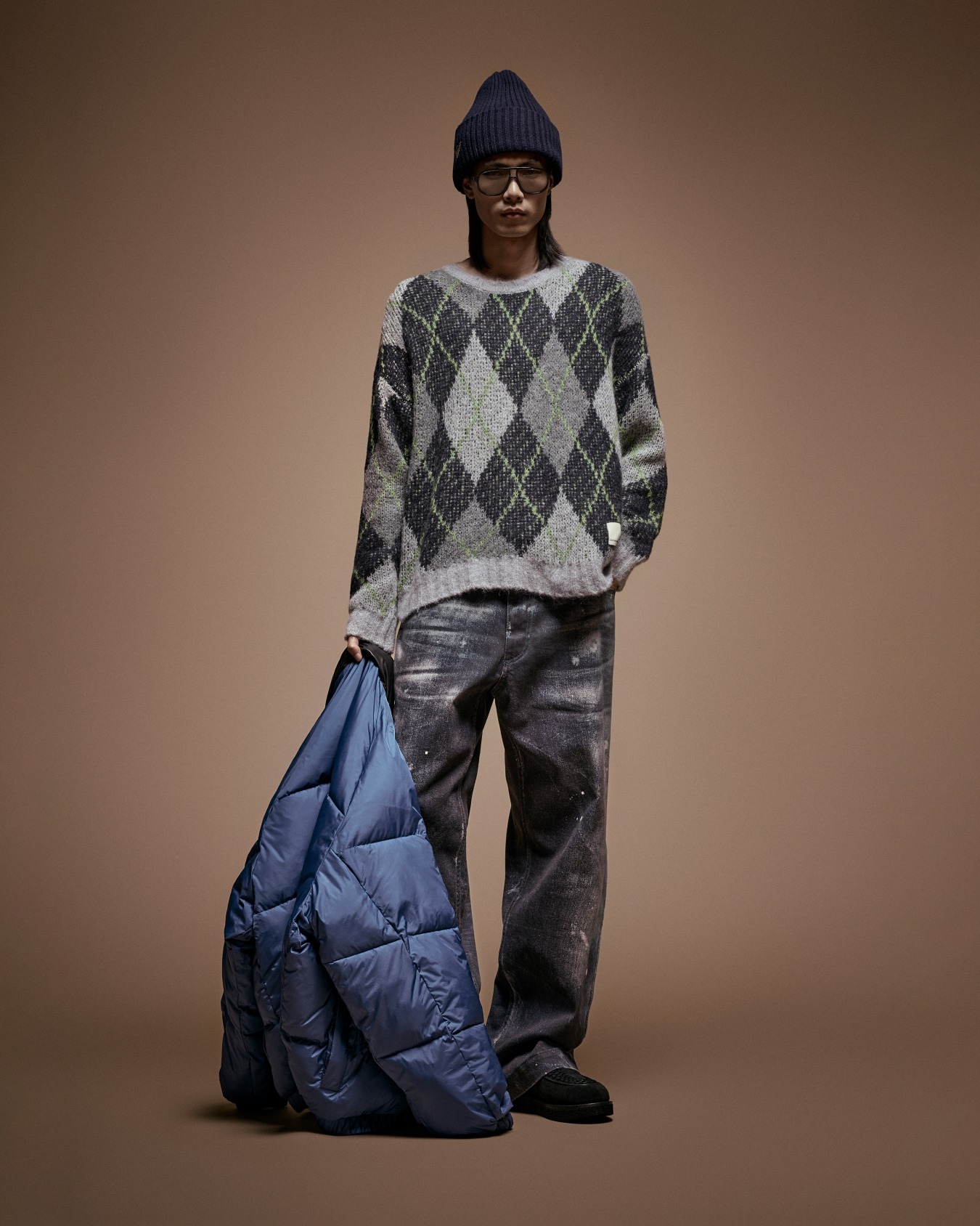 Bedruckte Jeans aus Bio-Drill mit einem Aufdruck der New York Sonderkollektion Folie 5