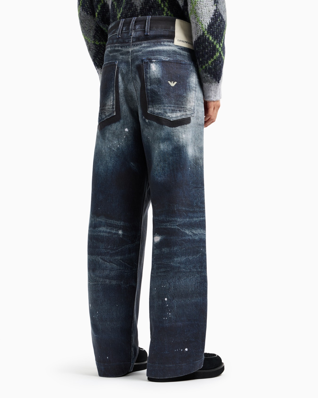 Bedruckte Jeans aus Bio-Drill mit einem Aufdruck der New York Sonderkollektion Folie 2