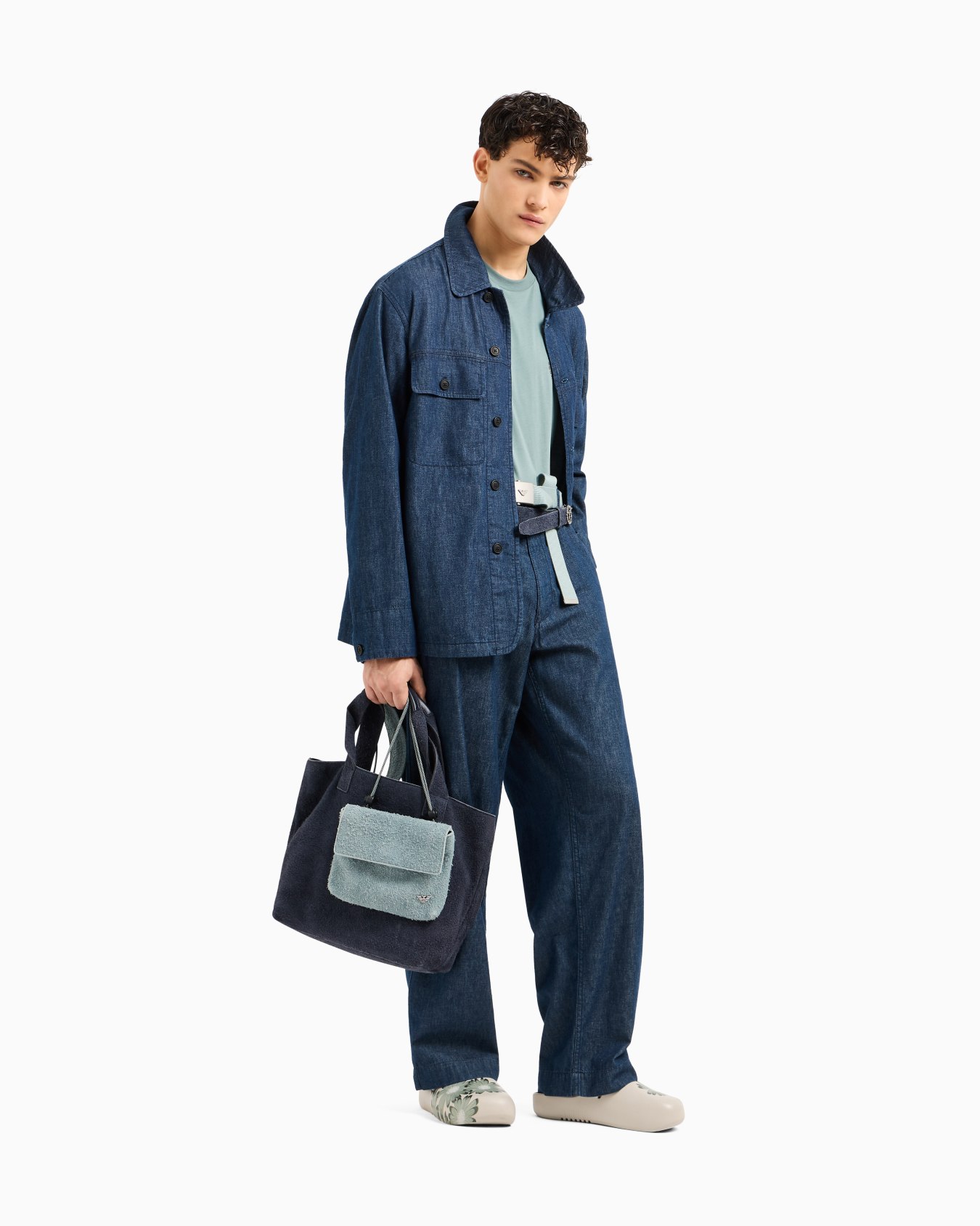 ASV chambray denim trousers from the Peace capsule collection  Slide 1