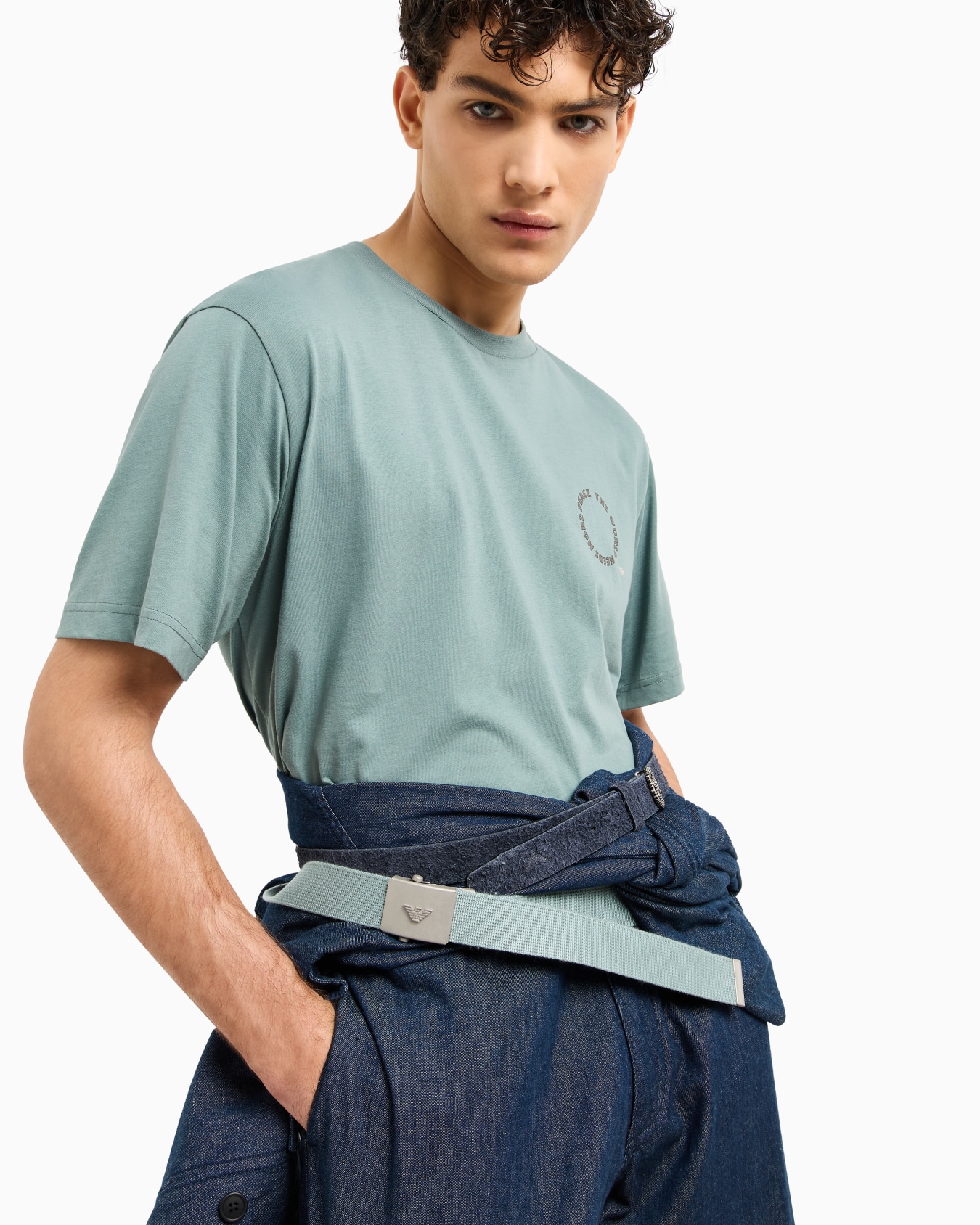 ASV chambray denim bermuda shorts from the Peace capsule collection  Slide 5