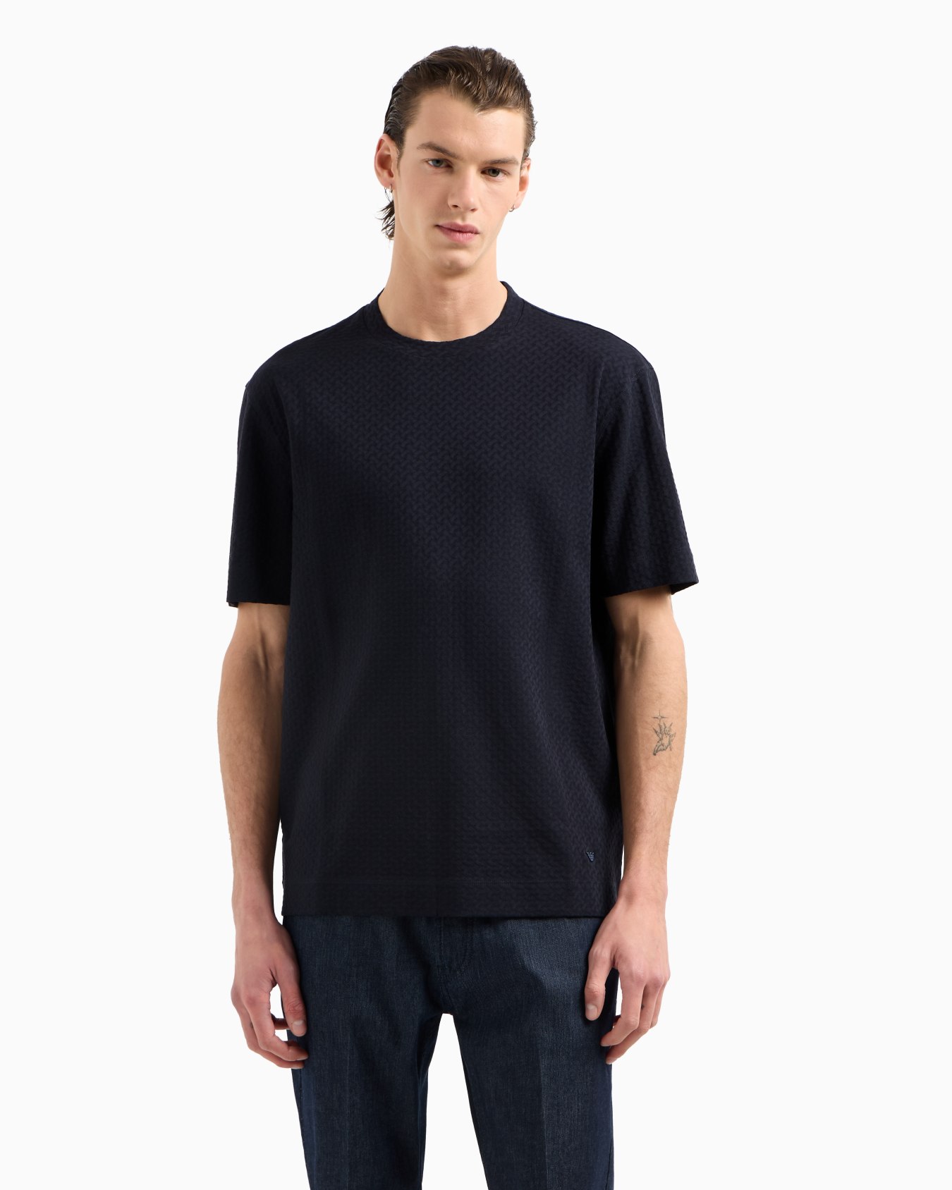 Camiseta en punto jacquard ASV Diapositiva 3