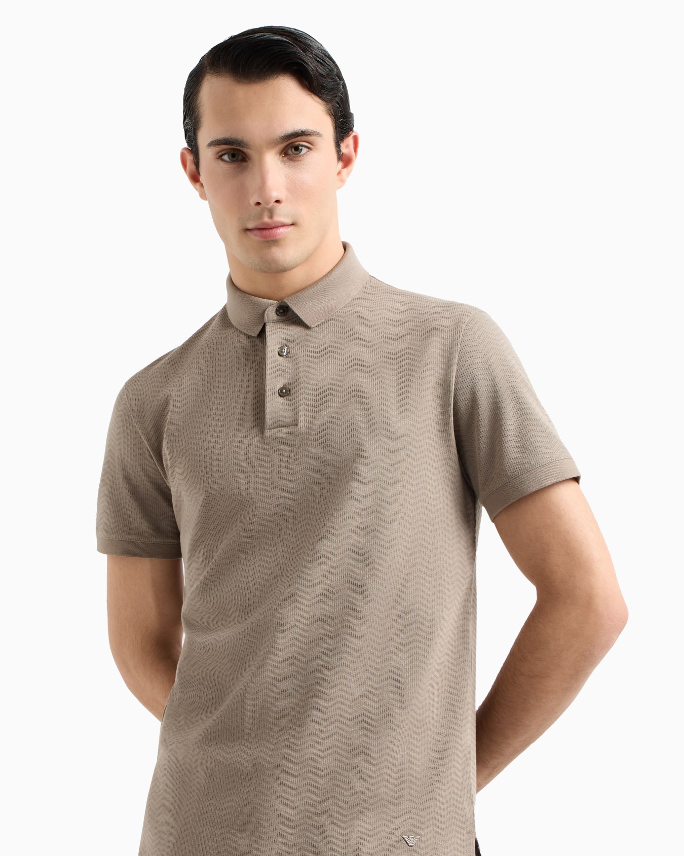 Polo de punto jacquard Diapositiva 4