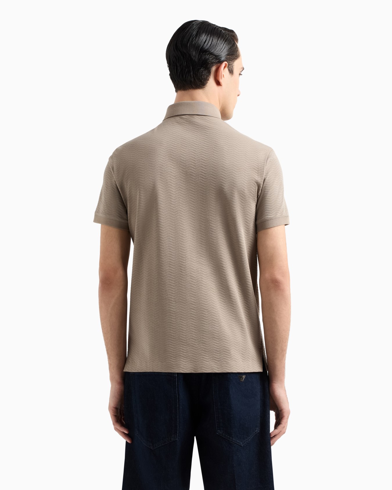 Polo de punto jacquard Diapositiva 2