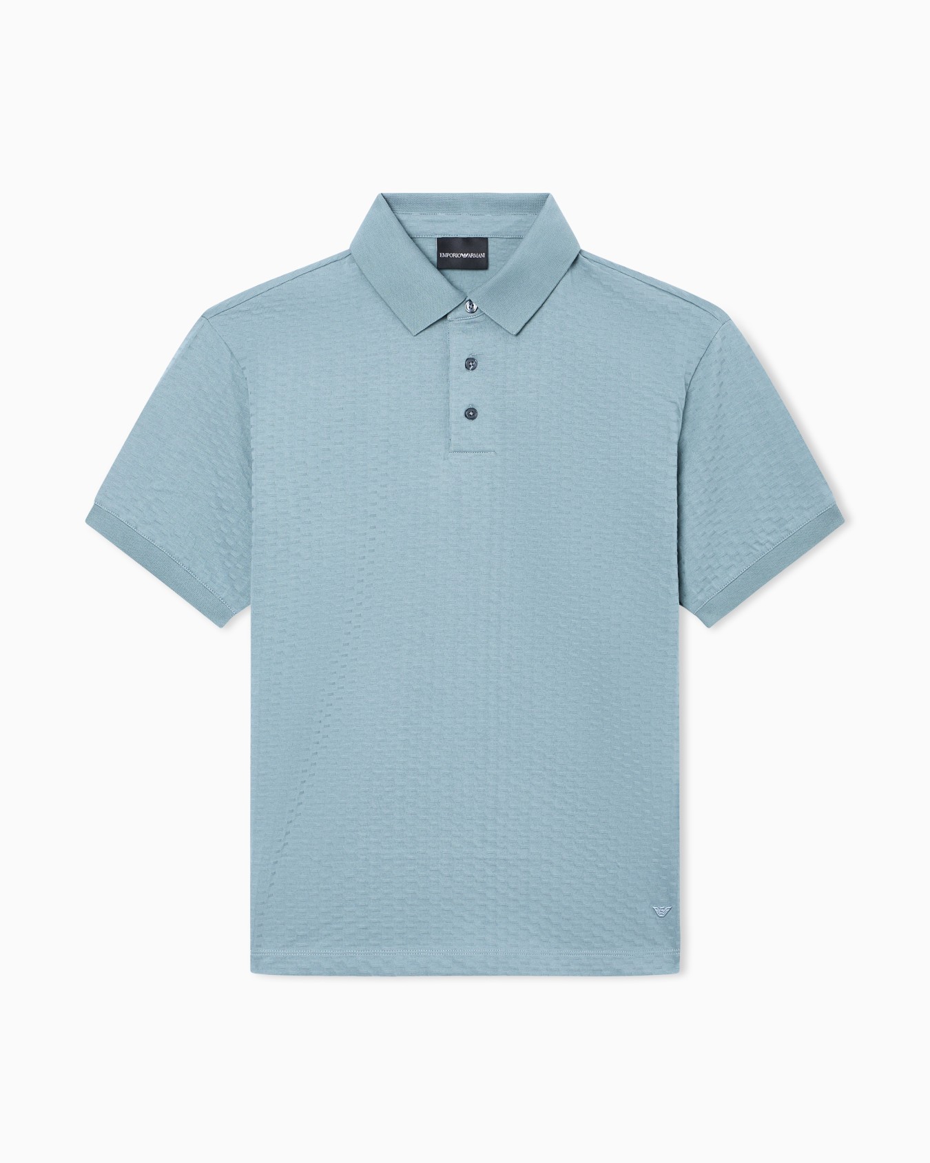 US Exclusive jacquard jersey polo shirt Slide 0