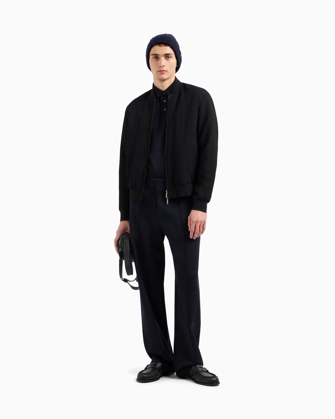 Polo de punto jacquard Diapositiva 1