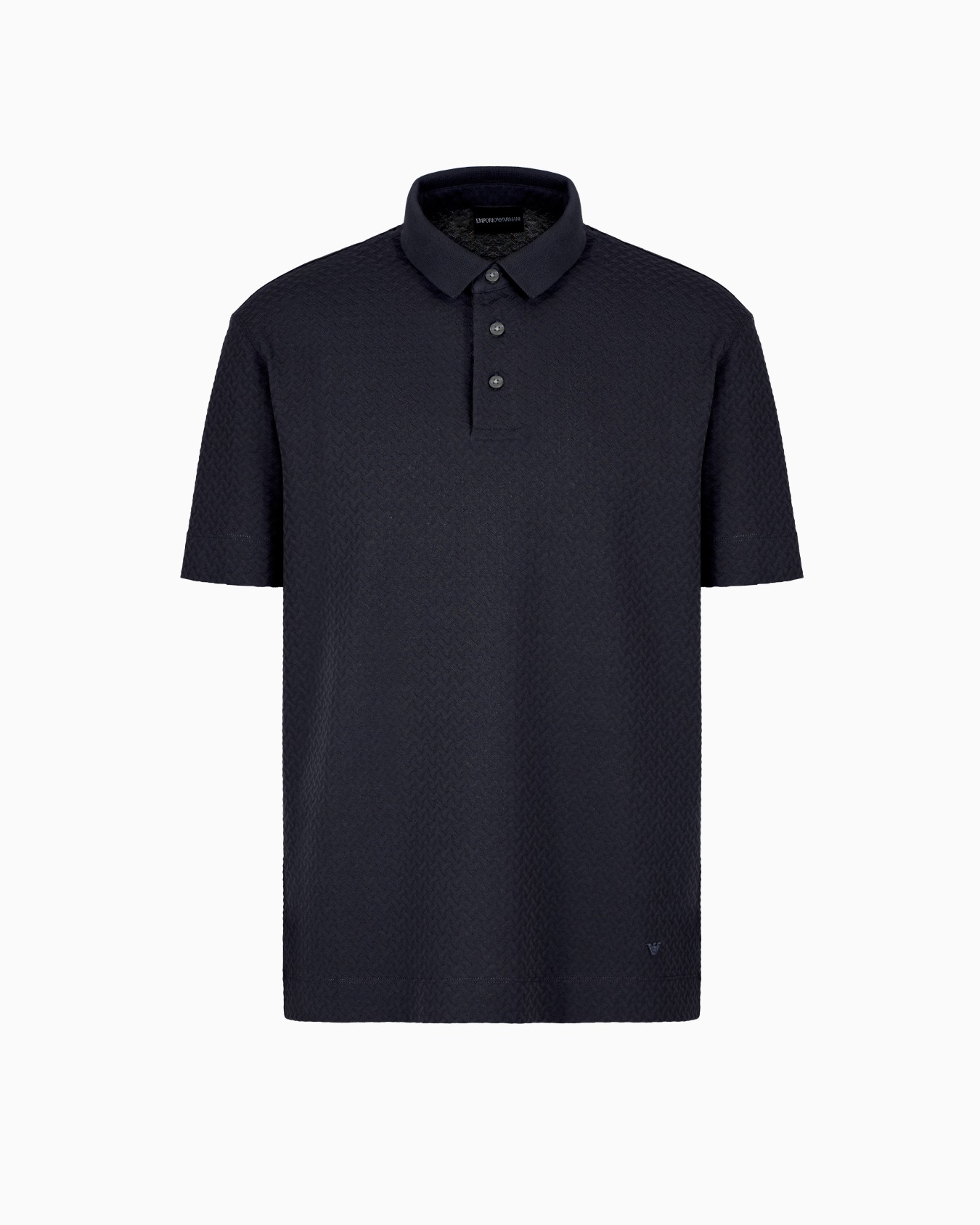 Polo de punto jacquard Diapositiva 0
