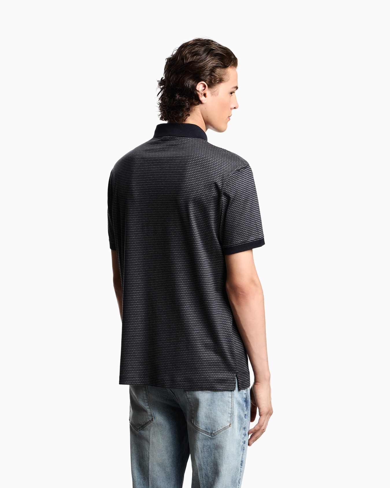 Ribbed Polo Shirt Slide 2