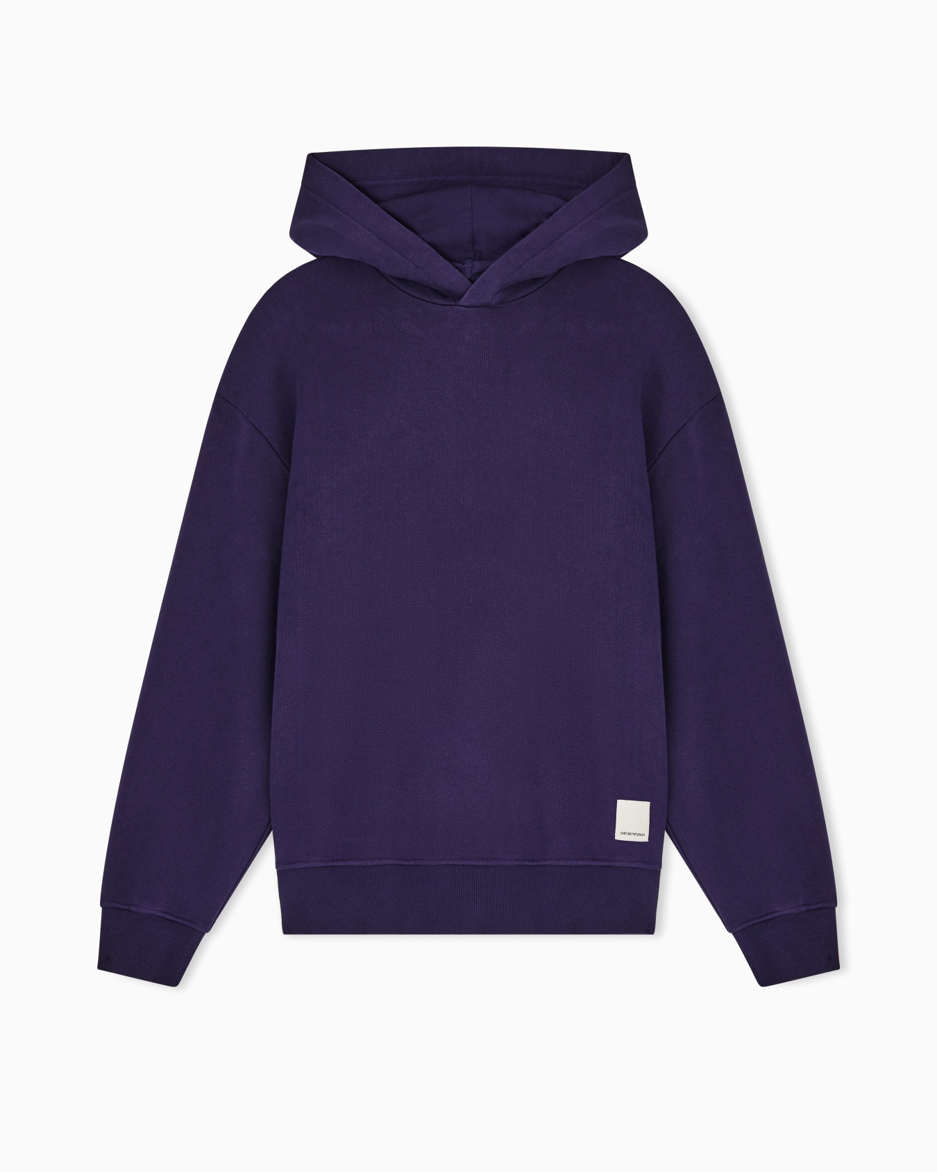 Diagonal fleece cotton sweatshirt Slide 0