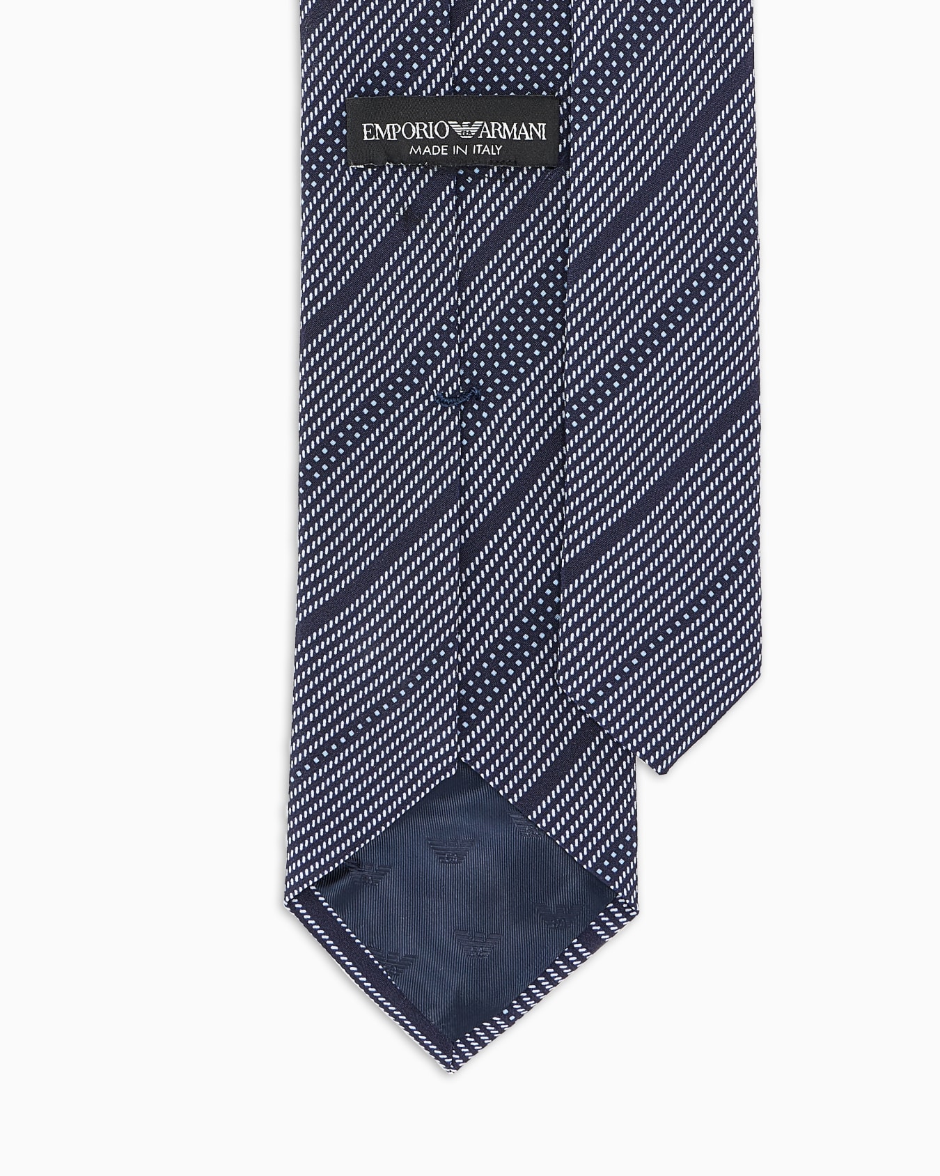 Corbata en seda pura con mezcla de diseños en tejido jacquard Diapositiva 1