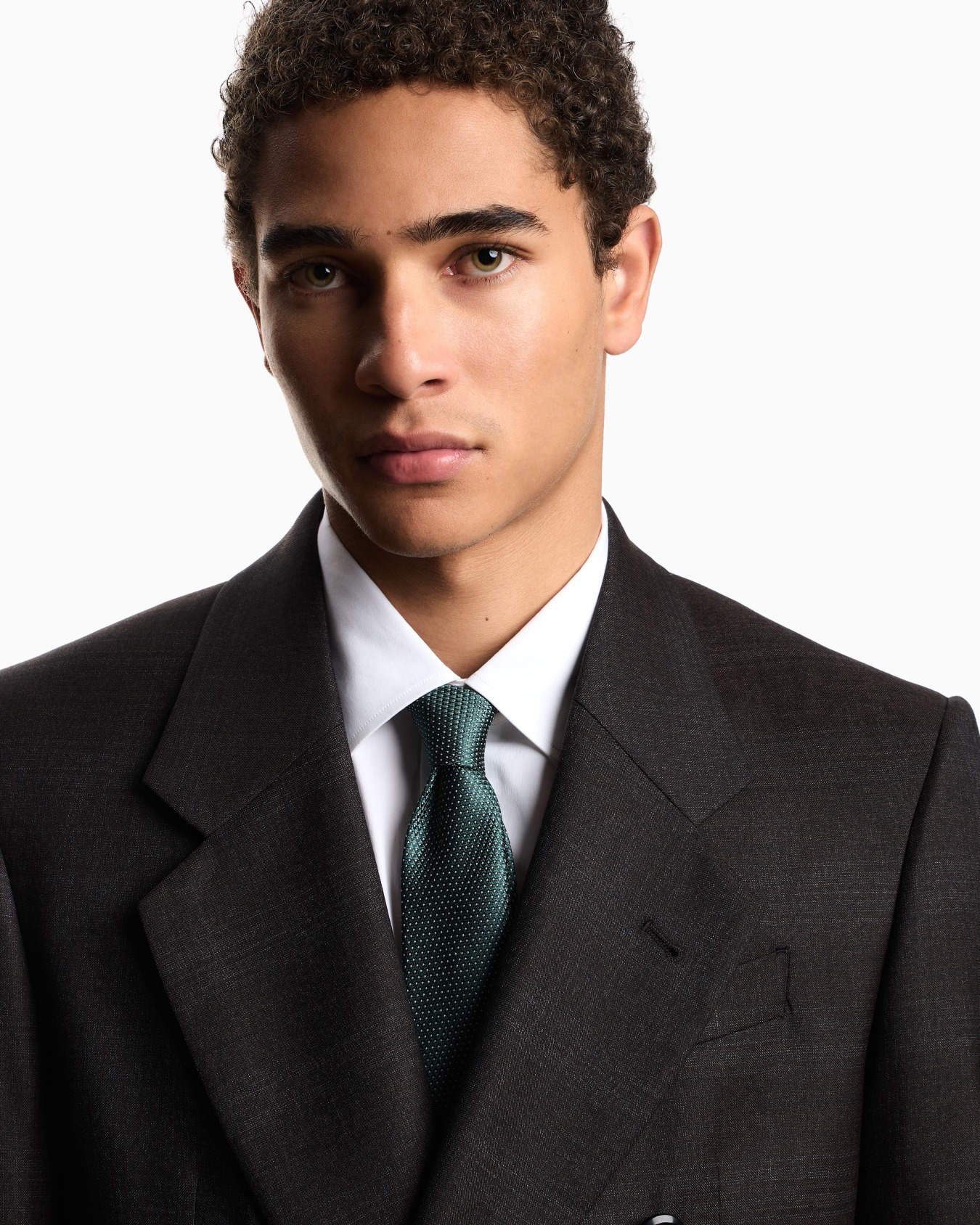 Corbata de mezcla de seda con microfantasía óptica en tejido jacquard Diapositiva 2