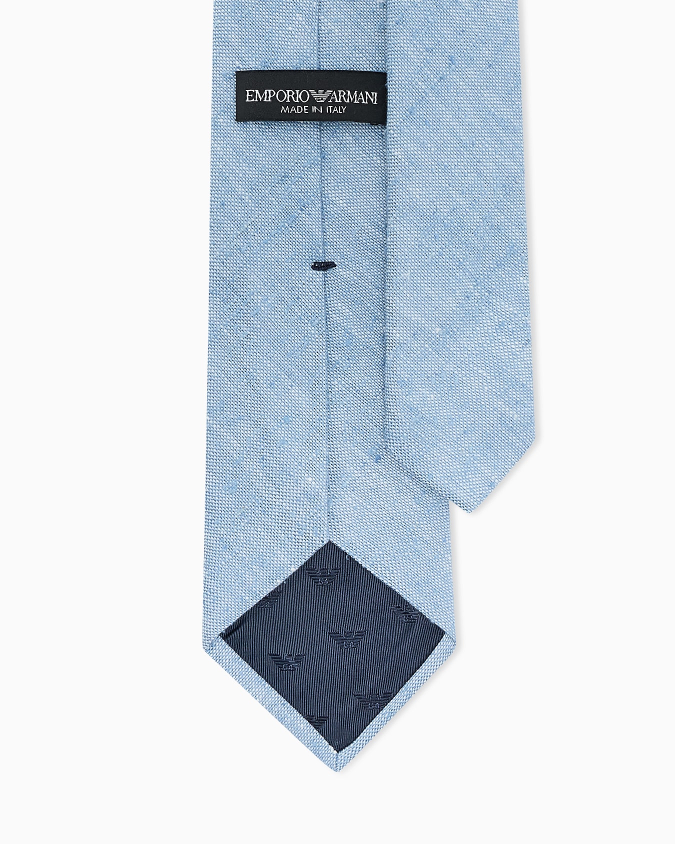 Tie in a silk and linen blend Slide 1