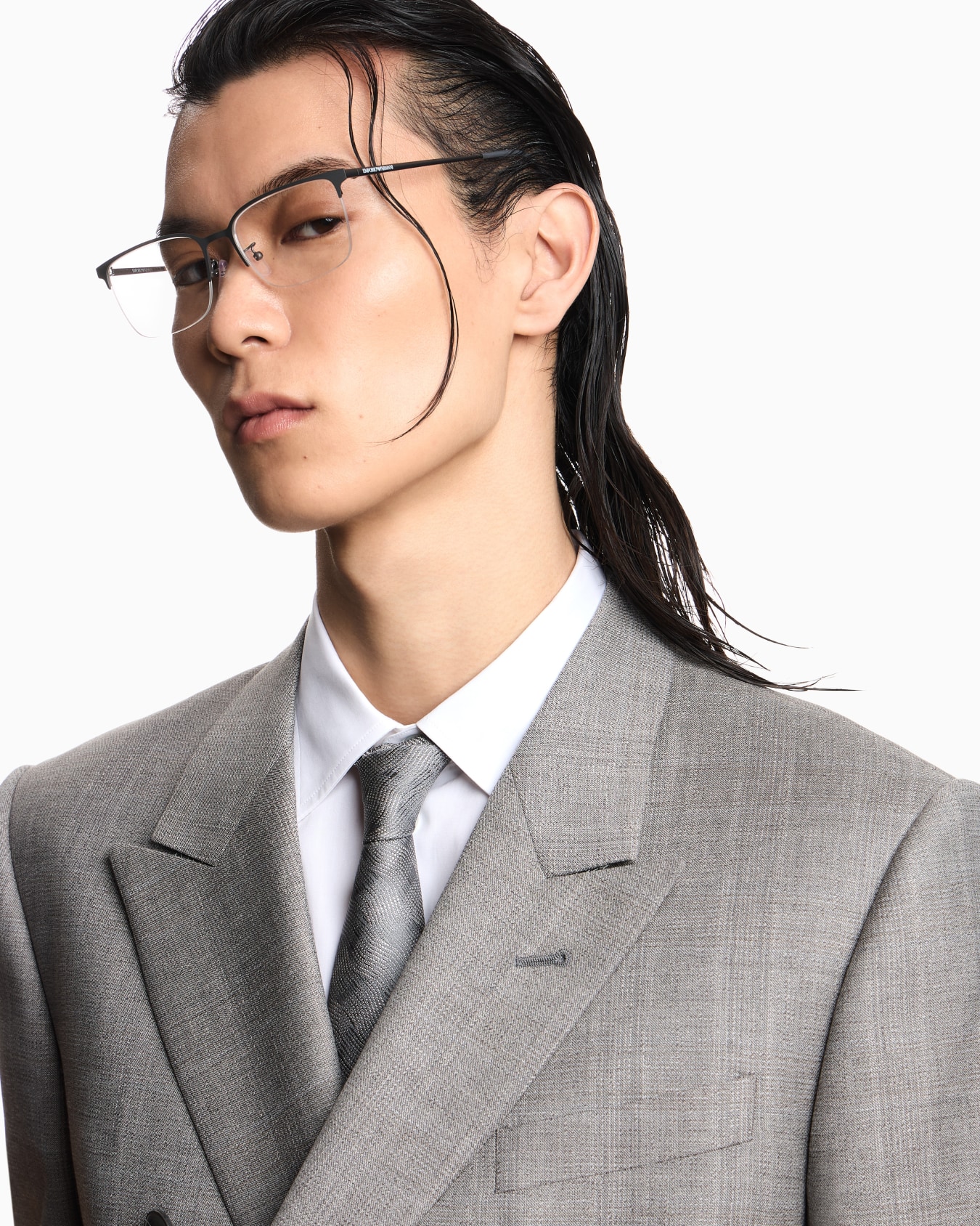 Cravatta in pura seta fantasia jacquard Slide 2