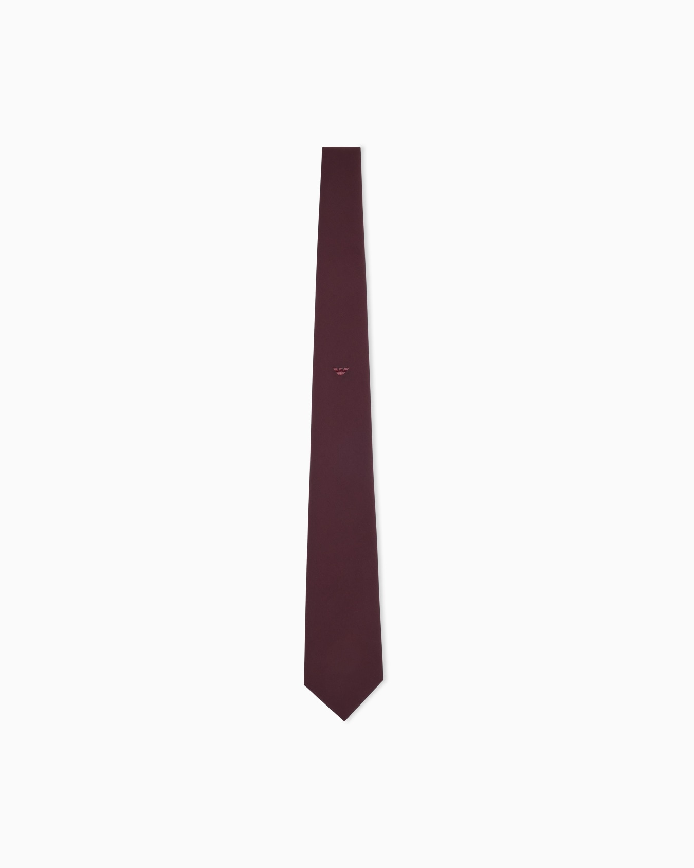 Cravatta in tessuto stretch tinta unita Slide 0
