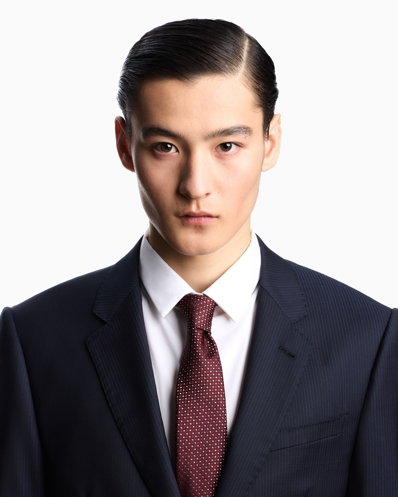 ネクタイ ピュアシルク ジャカードオプアート マイクロパターン スライドする 2