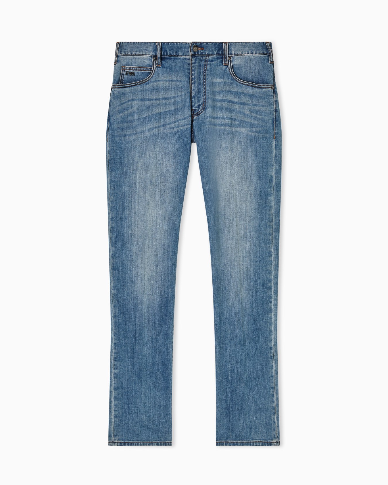 J45 regular-fit jeans in washed stretch denim Slide 0