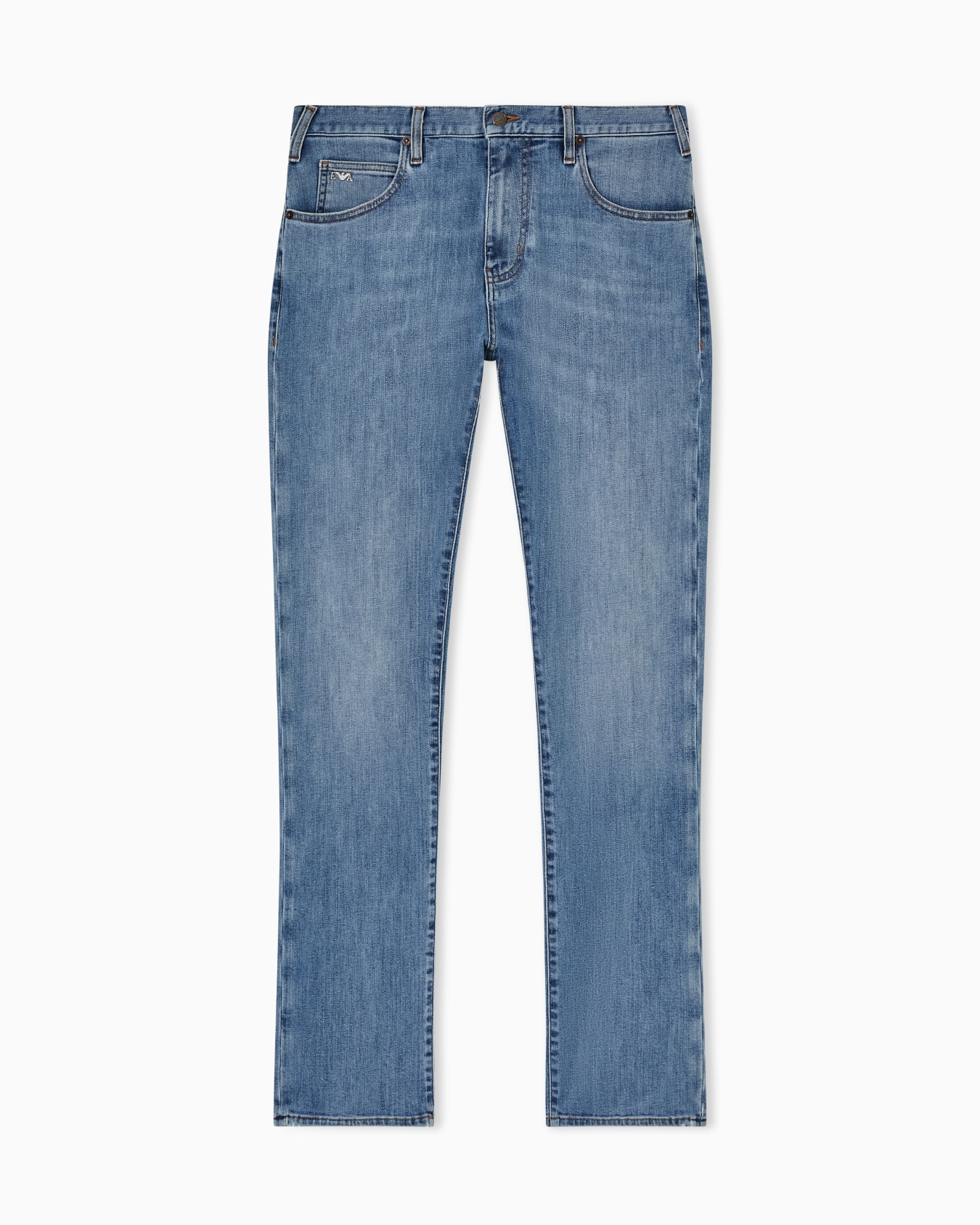 J45 Regular-fit washed 11.5 oz comfort denim jeans Slide 0