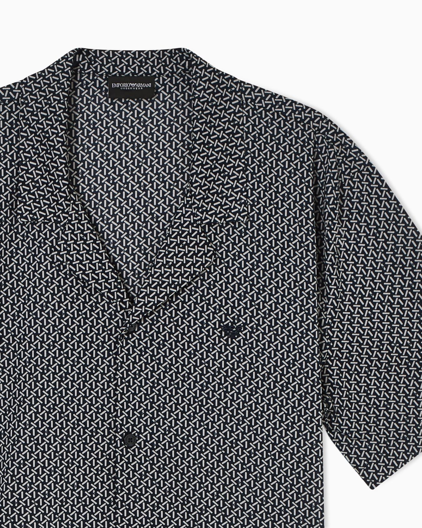 Printed muslin pyjamas with Bermuda shorts Slide 3