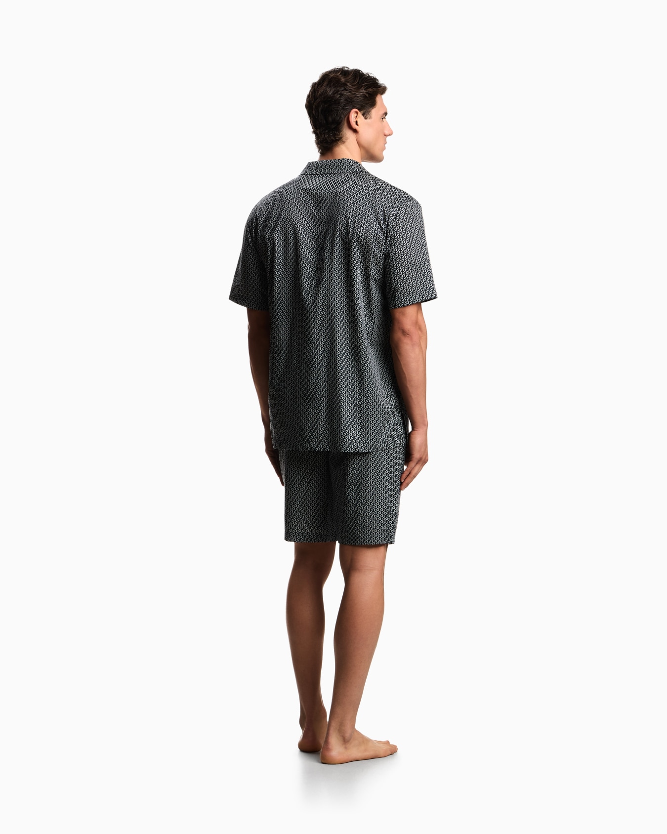 Printed muslin pyjamas with Bermuda shorts Slide 2