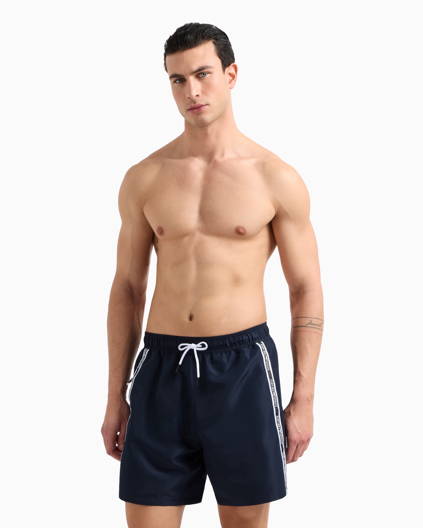 Short de bain avec bande logo Diapositive 1